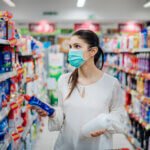 Hygiene, cleaning and biocide products in supermarket