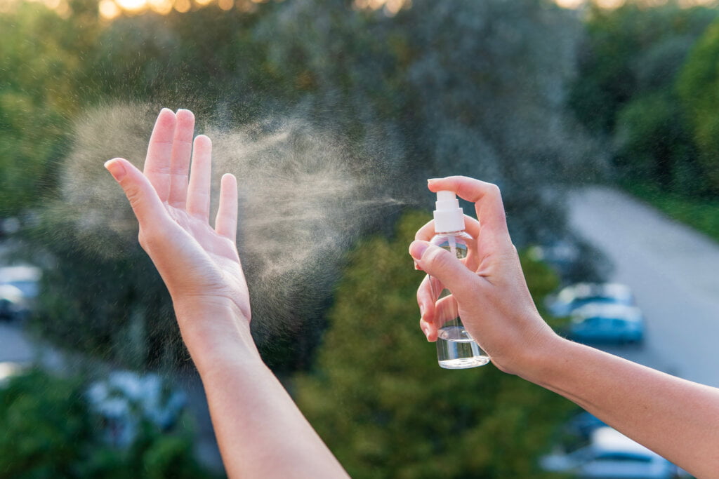 EN 1040 disinfectant test in public spaces