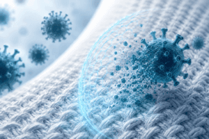 Antiviral textile testing