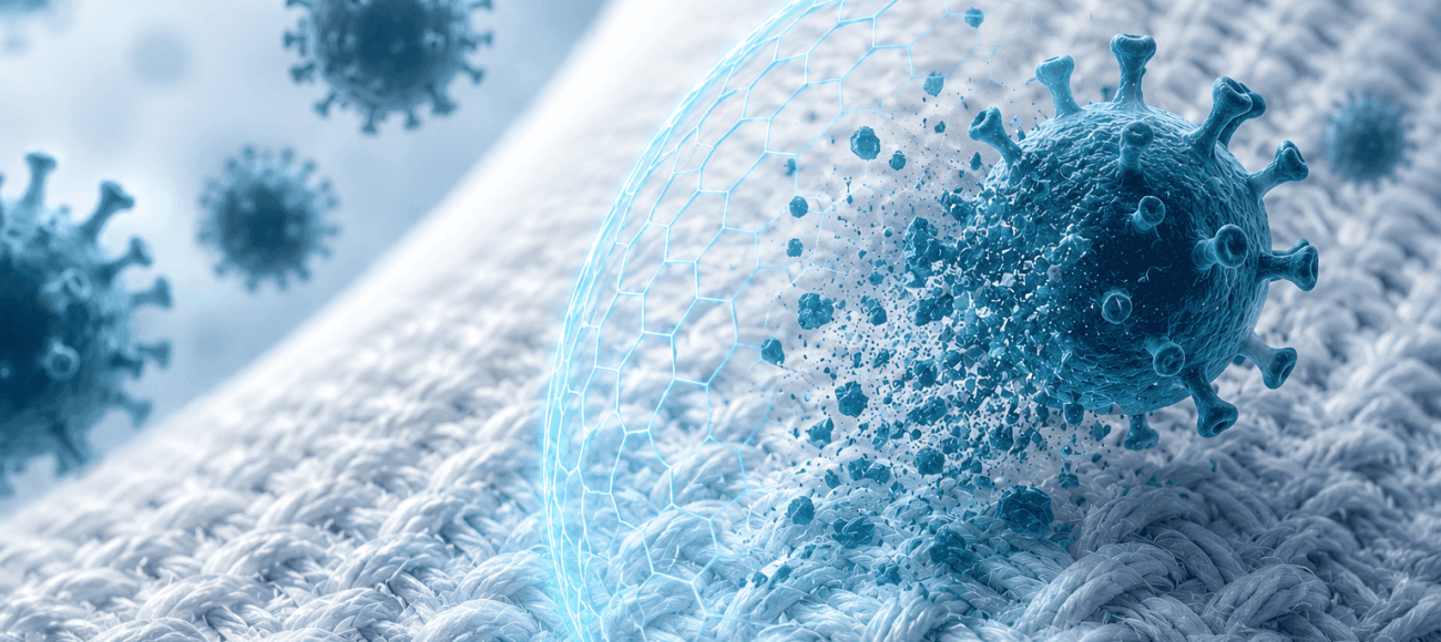 Antiviral textile testing